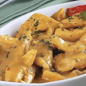 Entradas-Finger de frango ao curry